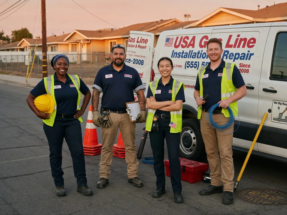 Gas Line Installation company in Reyno, AR